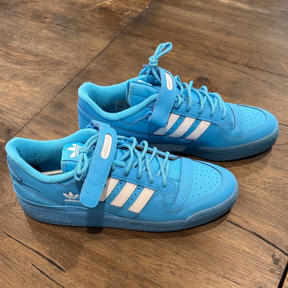 Adidas Men's Blue Forum Low - Picture 2 of 4
